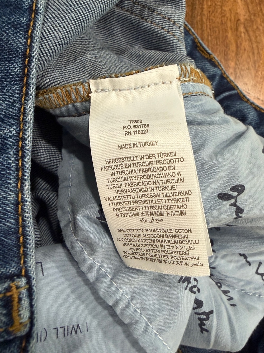 Boden Ankle Length Wide-Leg Women’s Jeans in Classic Blue With Button Fly Size 8 - Picture 8 of 12
